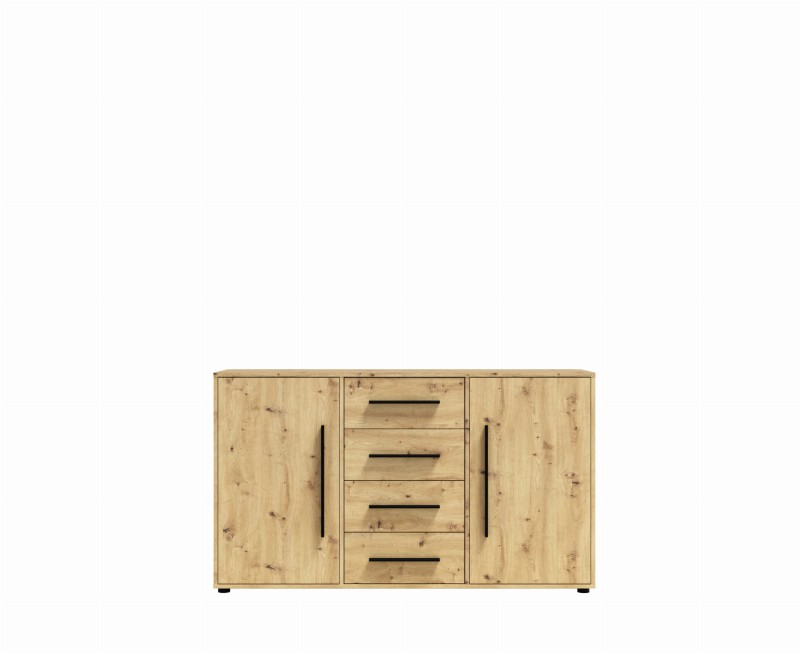 Przejdź do produktu Komoda K2D4SZ MAXIONE dąb artisan
