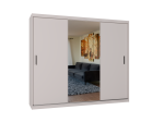 Szafa przesuwna z lustrem 250 cm BREGI cashmere
