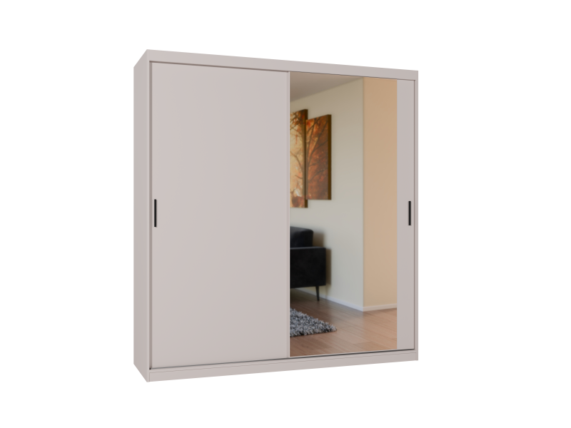 Przejdź do produktu Szafa przesuwna 200 cm BREGI cashmere
